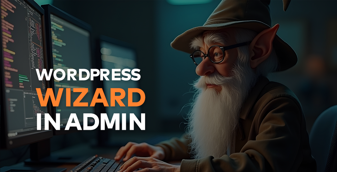 WordPress wizard in admin – step by step